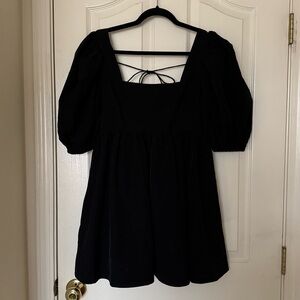 Babydoll Dress With Tie Back • NWT